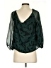 Alice + Olivia 100% Silk Green Blouse Size XS - photo 2