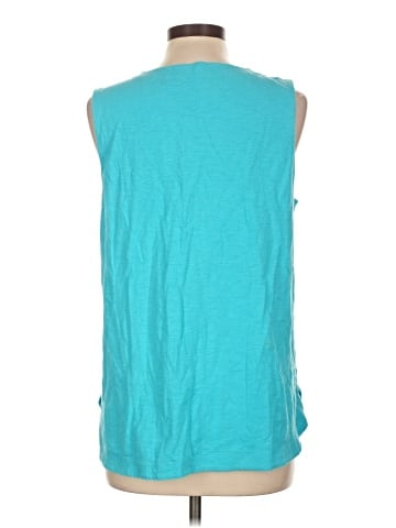 Soft Surroundings Sleeveless Button-Down Shirt (view 2)