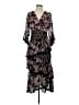JAX Black Label 100% Polyester Paisley Black Cocktail Dress Size 4 - photo 1