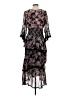 JAX Black Label 100% Polyester Paisley Black Cocktail Dress Size 4 - photo 2