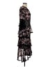 JAX Black Label 100% Polyester Paisley Black Cocktail Dress Size 4 - photo 4