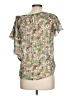 Stem & Vine Green Short Sleeve Blouse Size L - photo 2