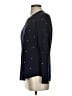 Ann Taylor LOFT Polka Dots Black Blue Pullover Sweater Size S - photo 5