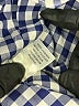 UNTUCKit 100% Cotton Checkered-gingham Blue Long Sleeve Button-Down Shirt Size 10 - photo 8