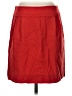 J.Crew Solid Red Wool Skirt Size 4 - photo 1