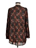 DR2 100% Polyester Black Long Sleeve Blouse Size M - photo 2