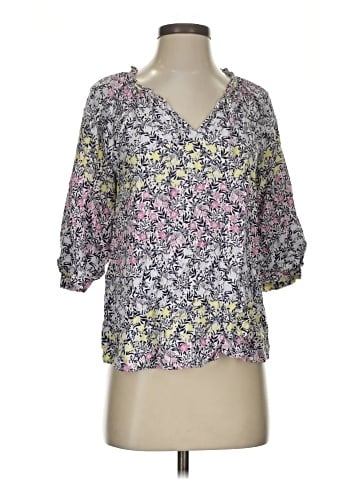 a.n.a. A New Approach 3/4 Sleeve Blouse (view 1)