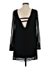 S.Y.L.K. 100% Polyester Black Casual Dress Size S - photo 2