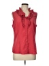 The Limited Red Sleeveless Button-Down Shirt Size L - photo 1