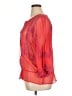 Black Rainn Red 3/4 Sleeve Blouse Size XL - photo 5