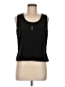 Yeohlee 100% Microfiber Black Sleeveless T-Shirt Size M - photo 1