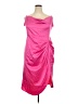 Unbranded 100% Polyester Pink Cocktail Dress Size 2X (estimated) - photo 1