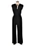 Kimberly C. Solid Black Jumpsuit Size L - photo 2