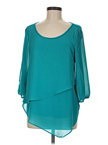 By & By 3/4 Sleeve Blouse (view 1)