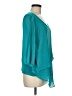 By & By 100% Polyester Teal 3/4 Sleeve Blouse Size M - photo 4