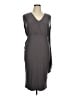 ASOS Solid Gray Cocktail Dress Size 14 - photo 1
