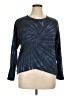 Te Verde Tie-dye Blue Pullover Sweater Size XL - photo 1
