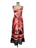 Dalia Macphee Print Red Casual Dress Size M - photo 1