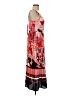 Dalia Macphee Print Red Casual Dress Size M - photo 4
