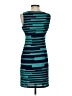 Assorted Brands Graphic Teal Cocktail Dress Size S - photo 2