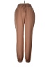 Unbranded 100% Polyester Solid Brown Casual Pants Size L - photo 1