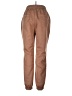 Unbranded 100% Polyester Solid Brown Casual Pants Size L - photo 2