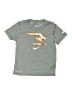 Nike 100% Polyester Silver Gray Active T-Shirt Size 6 - 7 - photo 1