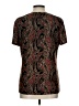 Unbranded Brown Short Sleeve Blouse Size L - photo 2