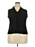 JM Studio Black Sleeveless Blouse Size 2X - photo 1