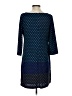 Old Navy 100% Polyester Polka Dots Blue Casual Dress Size S - photo 2