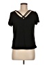 Shein Black Short Sleeve T-Shirt Size 6 - photo 1