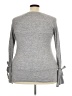 Isabel Maternity Gray Long Sleeve Top Size XXL - photo 2