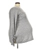 Isabel Maternity Gray Long Sleeve Top Size XXL - photo 4