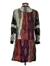 Tiny 100% Rayon Paisley Burgundy Casual Dress Size XS - photo 2