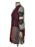 Tiny 100% Rayon Paisley Burgundy Casual Dress Size XS - photo 5