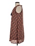 Speechless 100% Polyester Print Orange Casual Dress Size S - photo 5