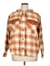 Maurices 100% Cotton Plaid Brown Jacket Size XL - photo 1