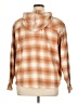 Maurices 100% Cotton Plaid Brown Jacket Size XL - photo 2