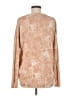 Forever 21 Contemporary 100% Acrylic Floral Tan Pullover Sweater Size M - photo 2