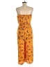 Evolutionary Floral Orange Yellow Jumpsuit Size M - photo 2