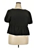 Shein Curve Black Short Sleeve Top Size 2X - photo 1