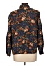 Koret Floral Brown Blue Long Sleeve Blouse Size 12 - photo 2
