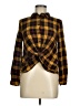 Love Tree 100% Rayon Plaid Yellow Long Sleeve Blouse Size M (estimated) - photo 1
