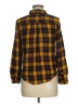Love Tree 100% Rayon Plaid Yellow Long Sleeve Blouse Size M (estimated) - photo 2