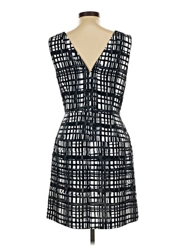 Madewell Midnight Dress in Brushstroke Plaid (view 2)