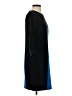 Ann Taylor Color Block Blue Casual Dress Size 2 - photo 4