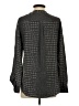 Equipment 100% Silk Gray Long Sleeve Silk Top Size XS - photo 2