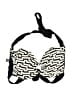 Kenneth Cole New York Chevron-herringbone Ivory Swimsuit Top Size S - photo 1