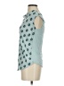 Halogen 100% Polyester Teal Sleeveless Blouse Size XS - photo 5
