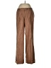 Worth 100% Silk Chevron-herringbone Brown Silk Pants Size 6 - photo 1